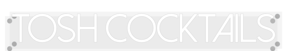 Custom Neon: Tosh cocktails