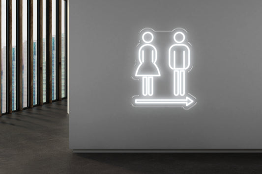 PowerLED Neon Sign (Indoor) -  Toilets