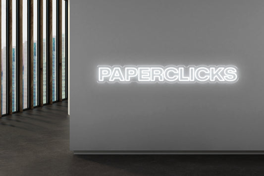 PowerLED Neon Sign (Indoor) -  Paperclicks