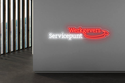 PowerLED Neon Sign (Indoor) -  Werkgevers servicepunt