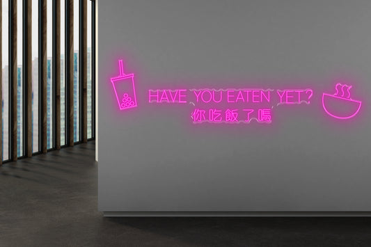 PowerLED Neon Sign (Indoor) - Have you eaten yet