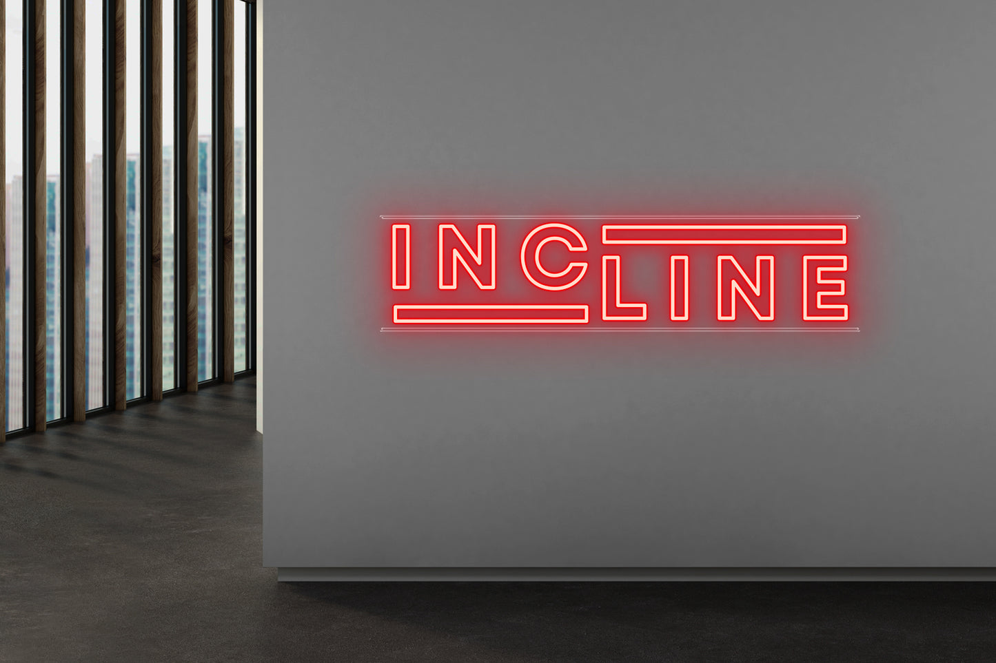 PowerLED Neon Sign (Indoor) -  Incline