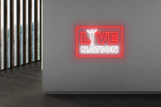 IP67 Outdoor Neon Sign - Live Nation