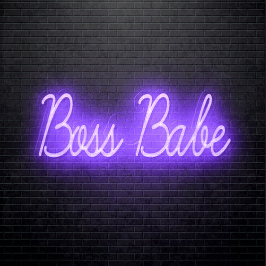LED-Leuchtreklame - Boss Babe