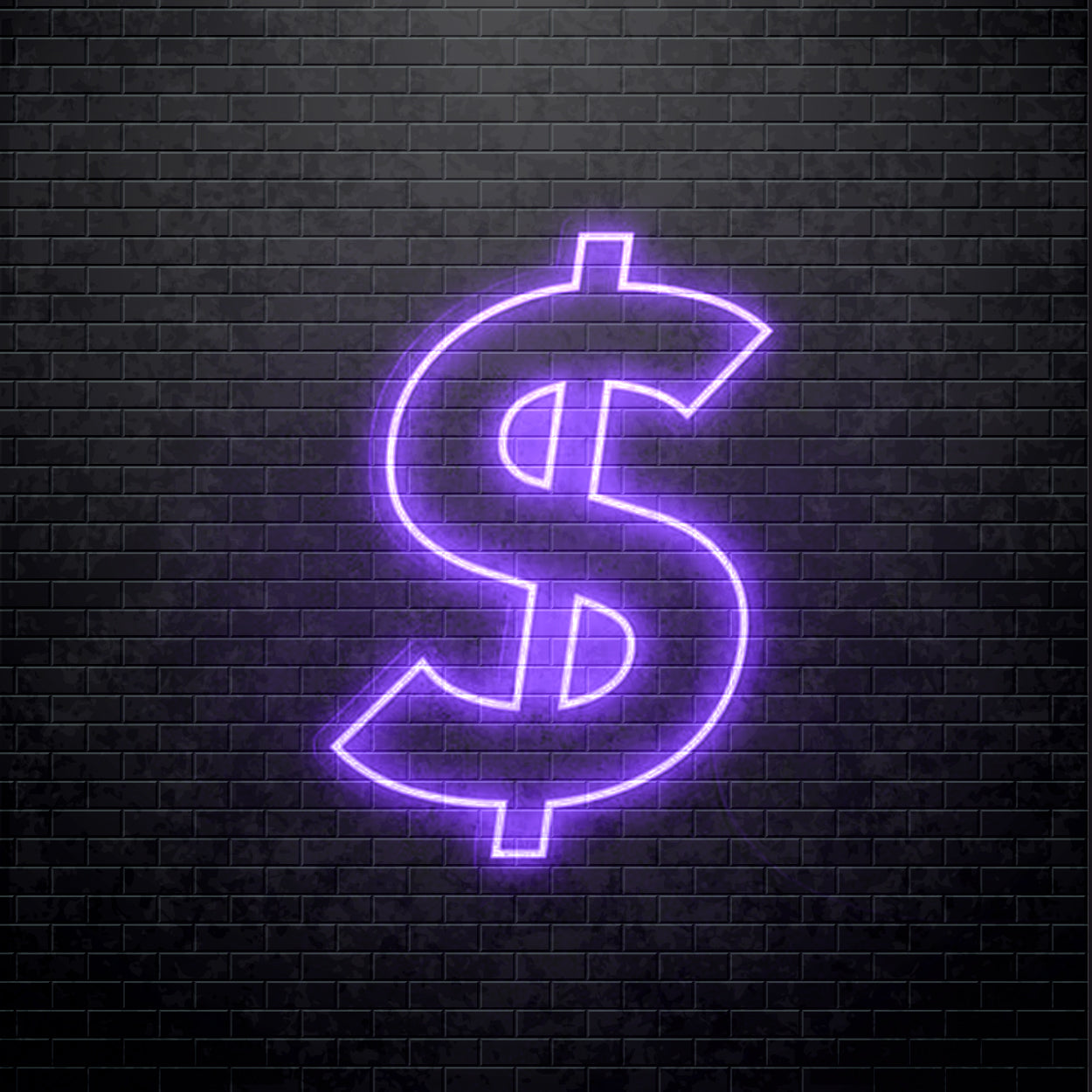 LED Neon sign - Dollar
