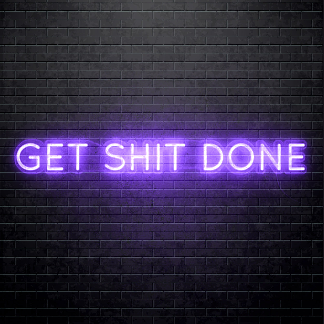 LED Neon sign - GET SHIT DONE