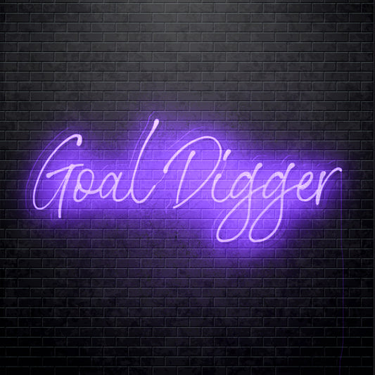 LED-Leuchtreklame - Goal Digger