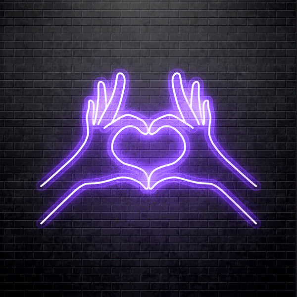 Purple Neon Sign Good Vibes Aesthetic Dimmable Light up -  Norway