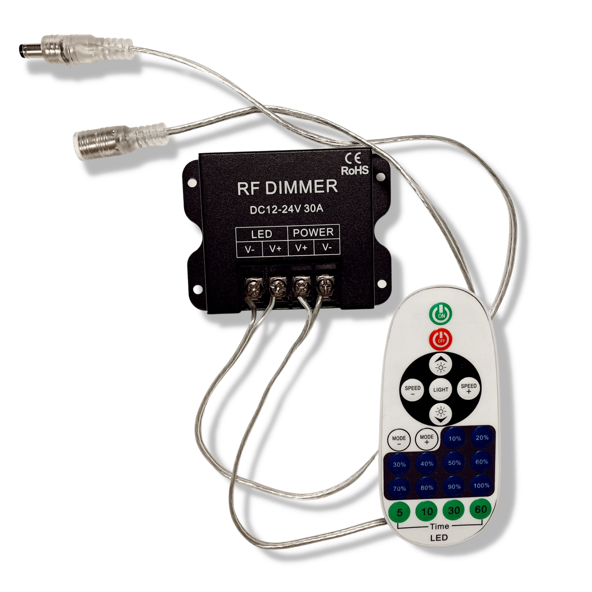 LED dimmer DC 12V / 24V 30A with Remote control – Neon District